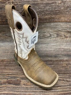 3108 Kid's Drifter Square Toe Western Boot By Smoky Mountain