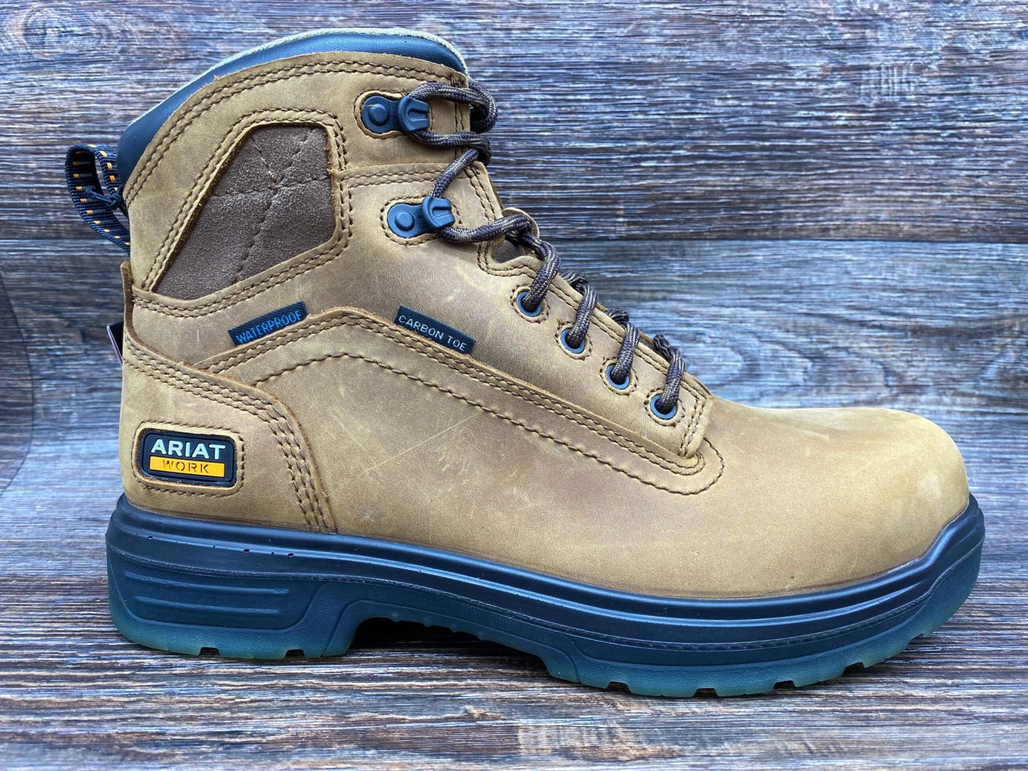 10027335 Men's Turbo Waterproof 6-Inch Carbon Toe Lace-Up By Ariat 2 10027335 Men's Turbo Waterproof 6-Inch Carbon Toe Lace-Up By Ariat - Image 2