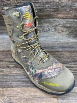 513361 Men's Windrose 600g Waterproof Mossy Oak Lace Up Hunting Boot By Lacrosse