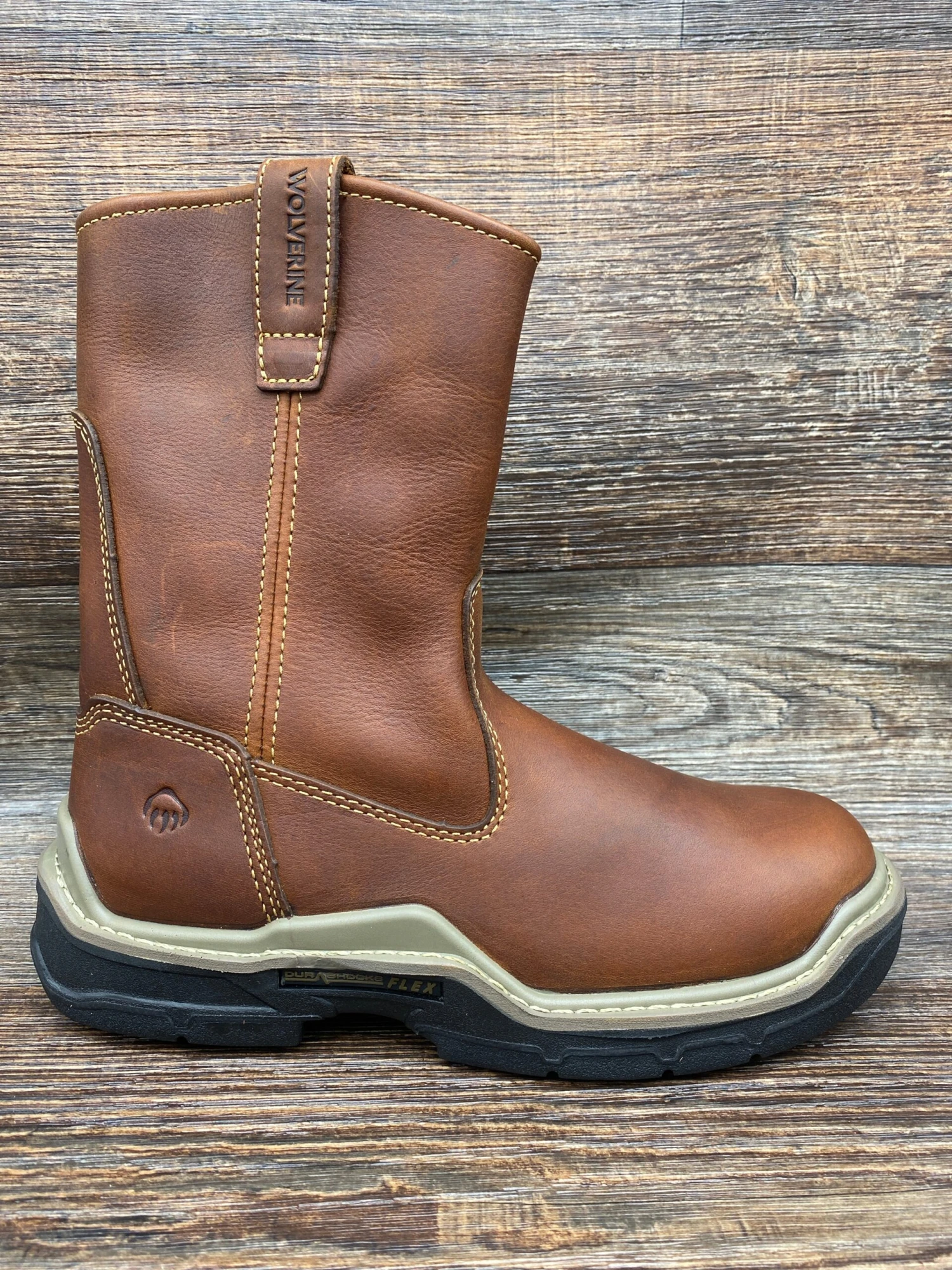 W210063 Men's Slip-On Soft-Toe Raider Durashock Work Boot By Wolverine 2 W210063 Men's Slip-On Soft-Toe Raider Durashock Work Boot By Wolverine - Image 2