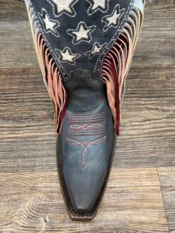 C3749 Women's Snip Toe Navy With Stars And Fringe Western Boot By Corral 7 C3749 Women's Snip Toe Navy With Stars And Fringe Western Boot By Corral -Western Cowboy Equipment Store IMG 5174