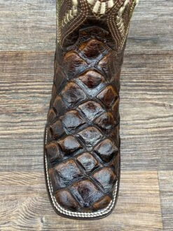 4339309 Men's Bronco Pirarucu Print Square Toe Boot By Ferrini 6 4339309 Men's Bronco Pirarucu Print Square Toe Boot By Ferrini -Western Cowboy Equipment Store IMG 5198