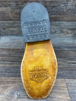 C3788 Women's Leopard Print Square Toe Western Boot By Corral -Western Cowboy Equipment Store IMG 5238