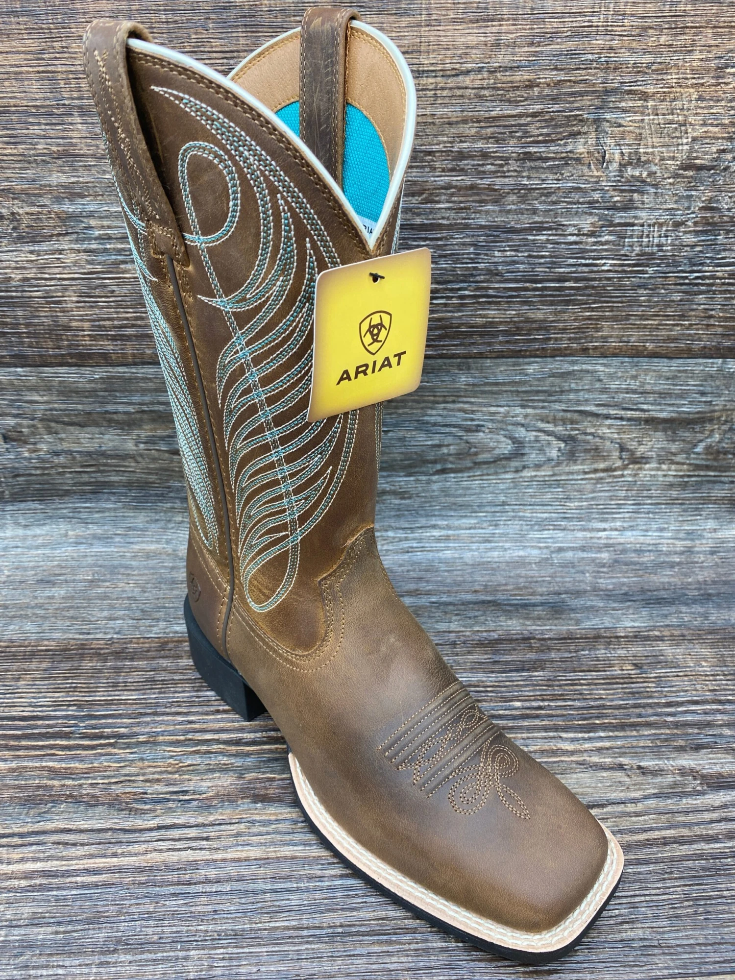 10018528 Women's Round Up Square Toe Western Boot By Ariat 1 10018528 Women's Round Up Square Toe Western Boot By Ariat