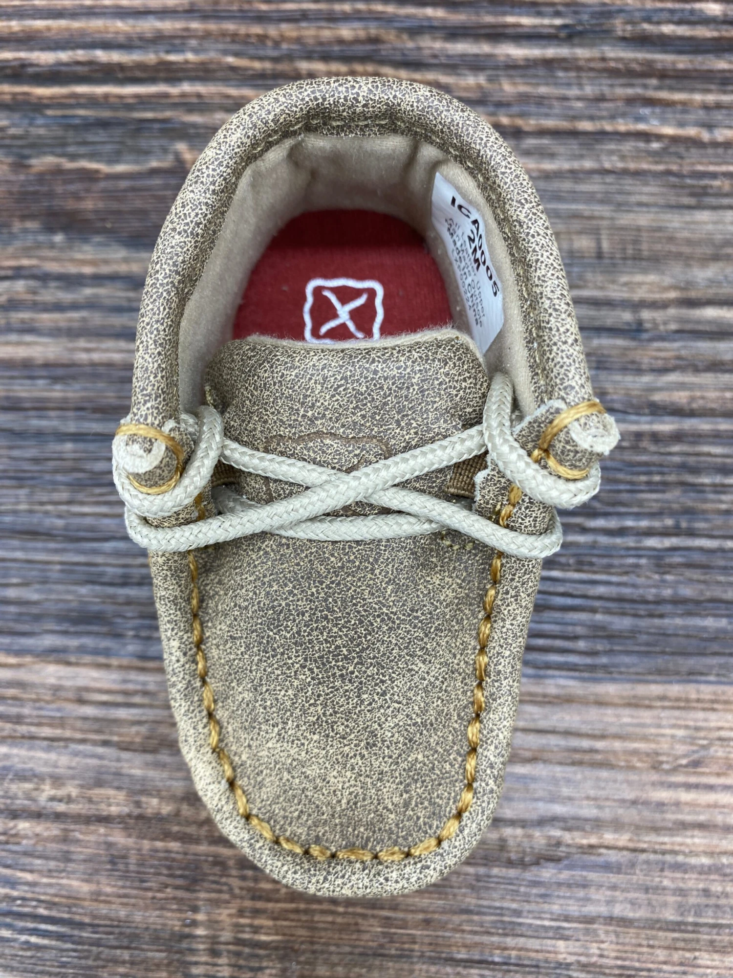 Ica0005 Infant And Toddler Lace Up Driving Moc By Twisted X 3 Ica0005 Infant And Toddler Lace Up Driving Moc By Twisted X - Image 3