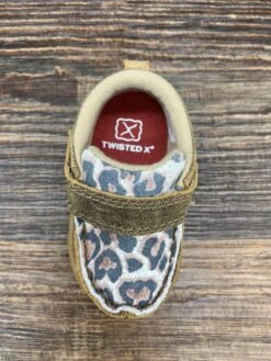 Ica0007 Infant & Toddler Leopard Print Driving Moc By Twisted X -Western Cowboy Equipment Store IMG 5593