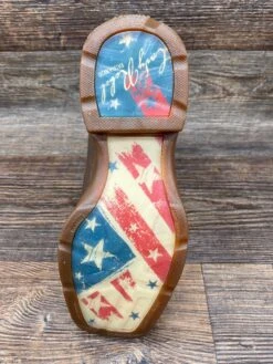 Drd0394 Women's Lady Rebel Square Toe Distressed Flag Western Boot By Durango -Western Cowboy Equipment Store IMG 5605