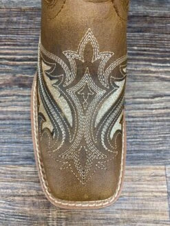 10034056 Women's Round Up Bliss Square Toe Western Boot By Ariat -Western Cowboy Equipment Store IMG 5652