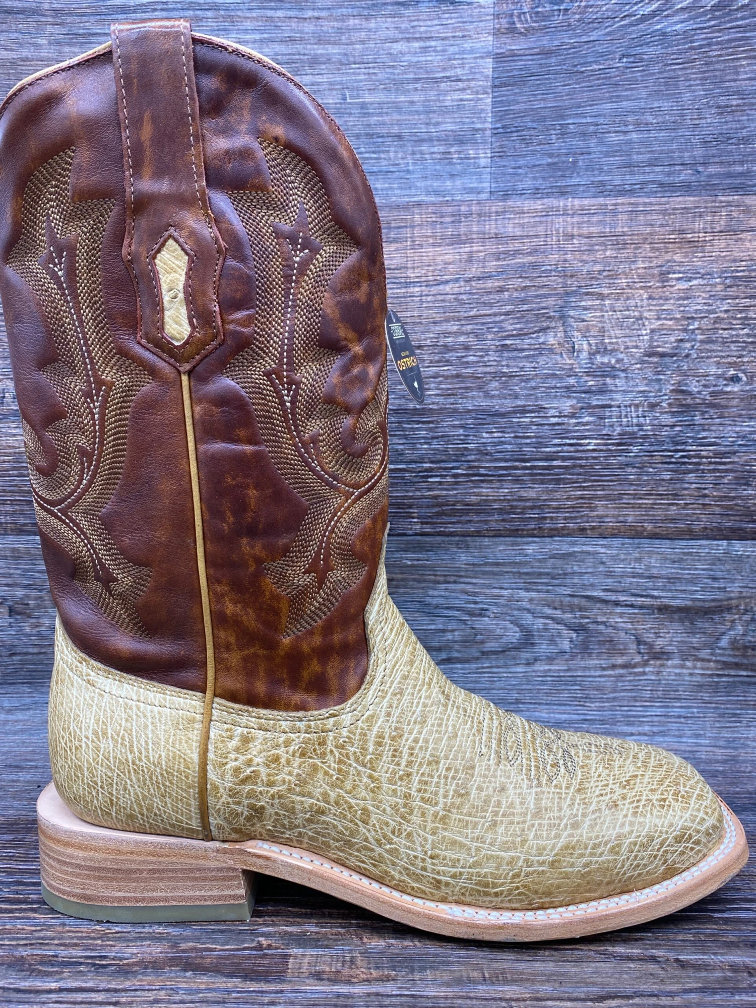 A4146 Men's Ivory Smooth Quill Exotic Western Boot By Corral 1 A4146 Men's Ivory Smooth Quill Exotic Western Boot By Corral