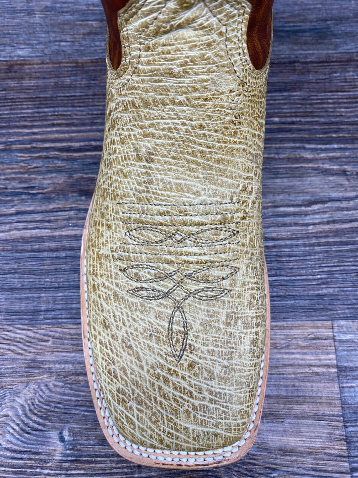 A4146 Men's Ivory Smooth Quill Exotic Western Boot By Corral 3 A4146 Men's Ivory Smooth Quill Exotic Western Boot By Corral - Image 3