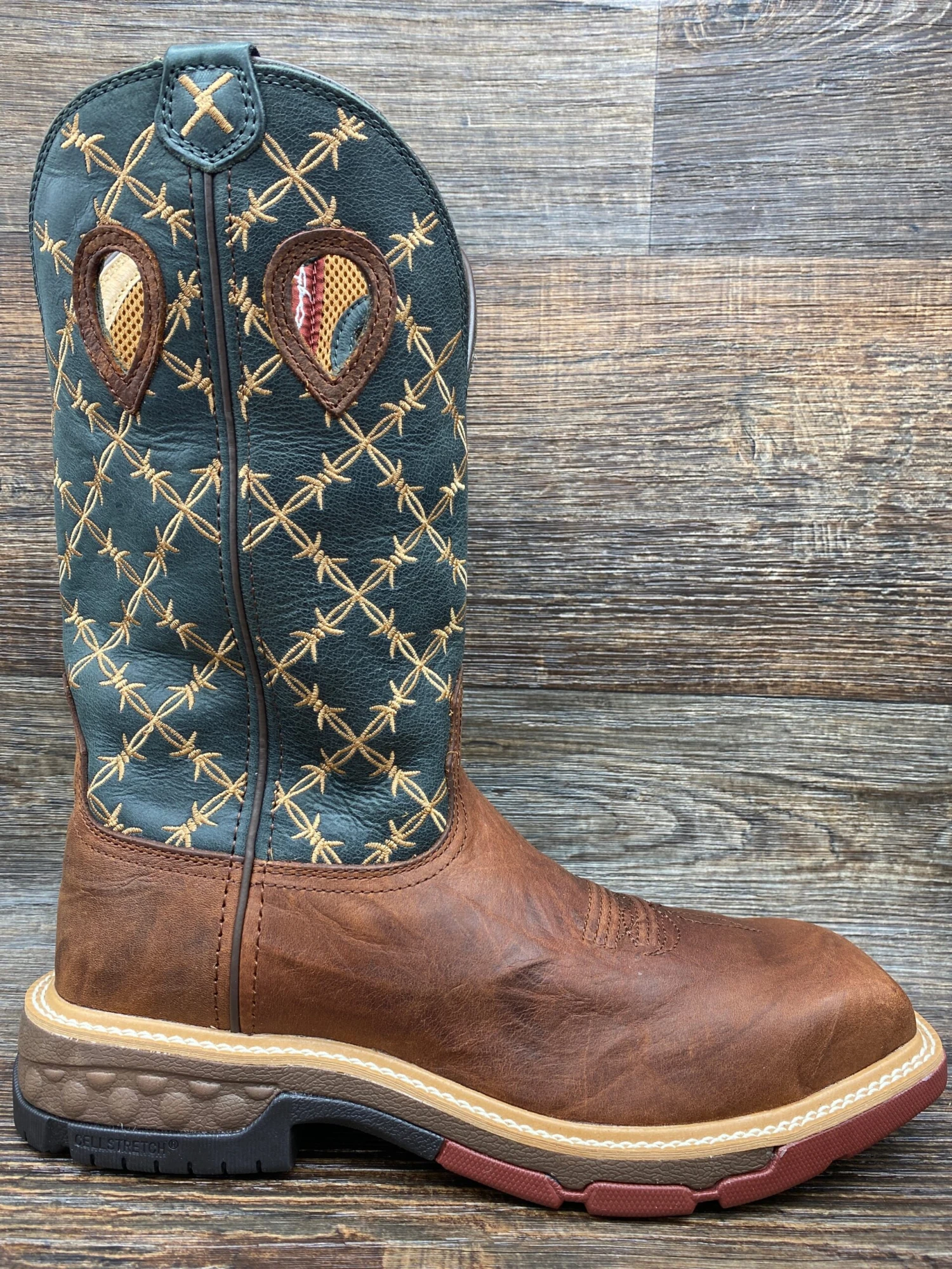 Mxbn002 Men's Nano Composite Safety Toe Cell Stretch Work Boot By Twisted X 2 Mxbn002 Men's Nano Composite Safety Toe Cell Stretch Work Boot By Twisted X - Image 2