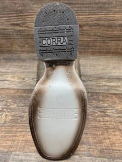 E1512 Women's Brown & Grey Glitter Inlay Square Toe Western Boot By Corral -Western Cowboy Equipment Store IMG 5809