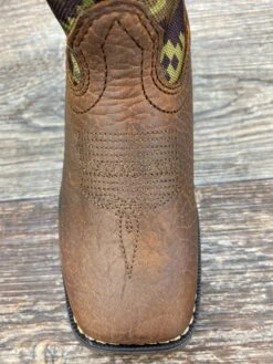 Dbt0235 Kid's Lil' Rebel Square Toe Western Boot By Durango -Western Cowboy Equipment Store IMG 5866