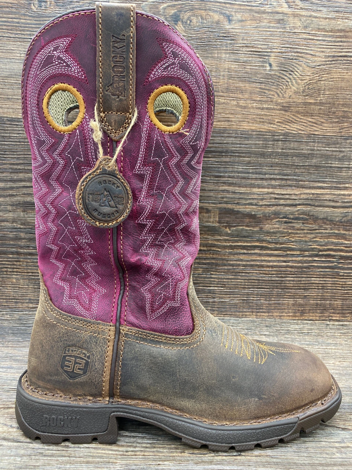 Rkw0357 Women's Legacy 32 Square Toe Work Boot By Rocky 1 Rkw0357 Women's Legacy 32 Square Toe Work Boot By Rocky