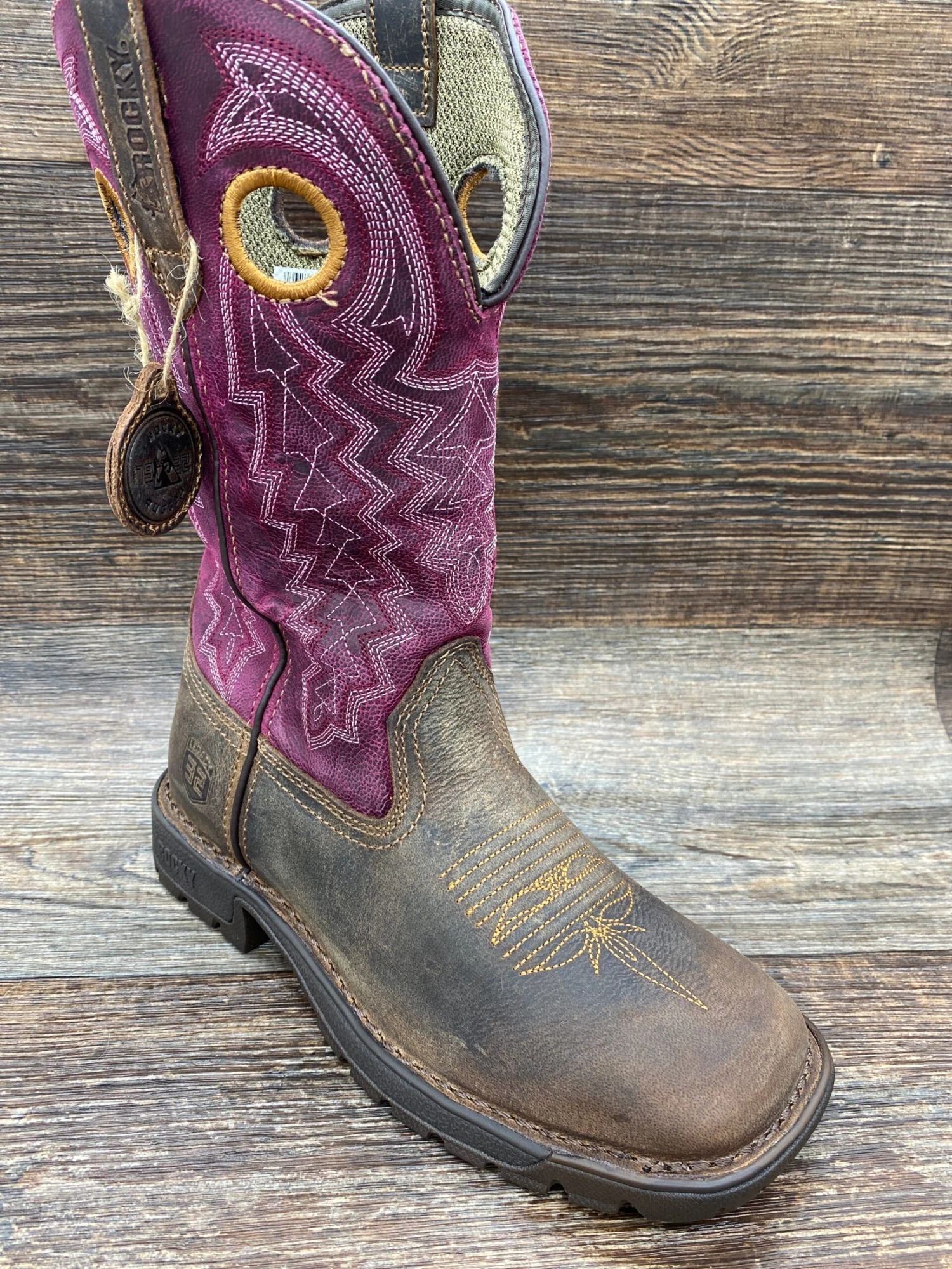 Rkw0357 Women's Legacy 32 Square Toe Work Boot By Rocky 2 Rkw0357 Women's Legacy 32 Square Toe Work Boot By Rocky - Image 2