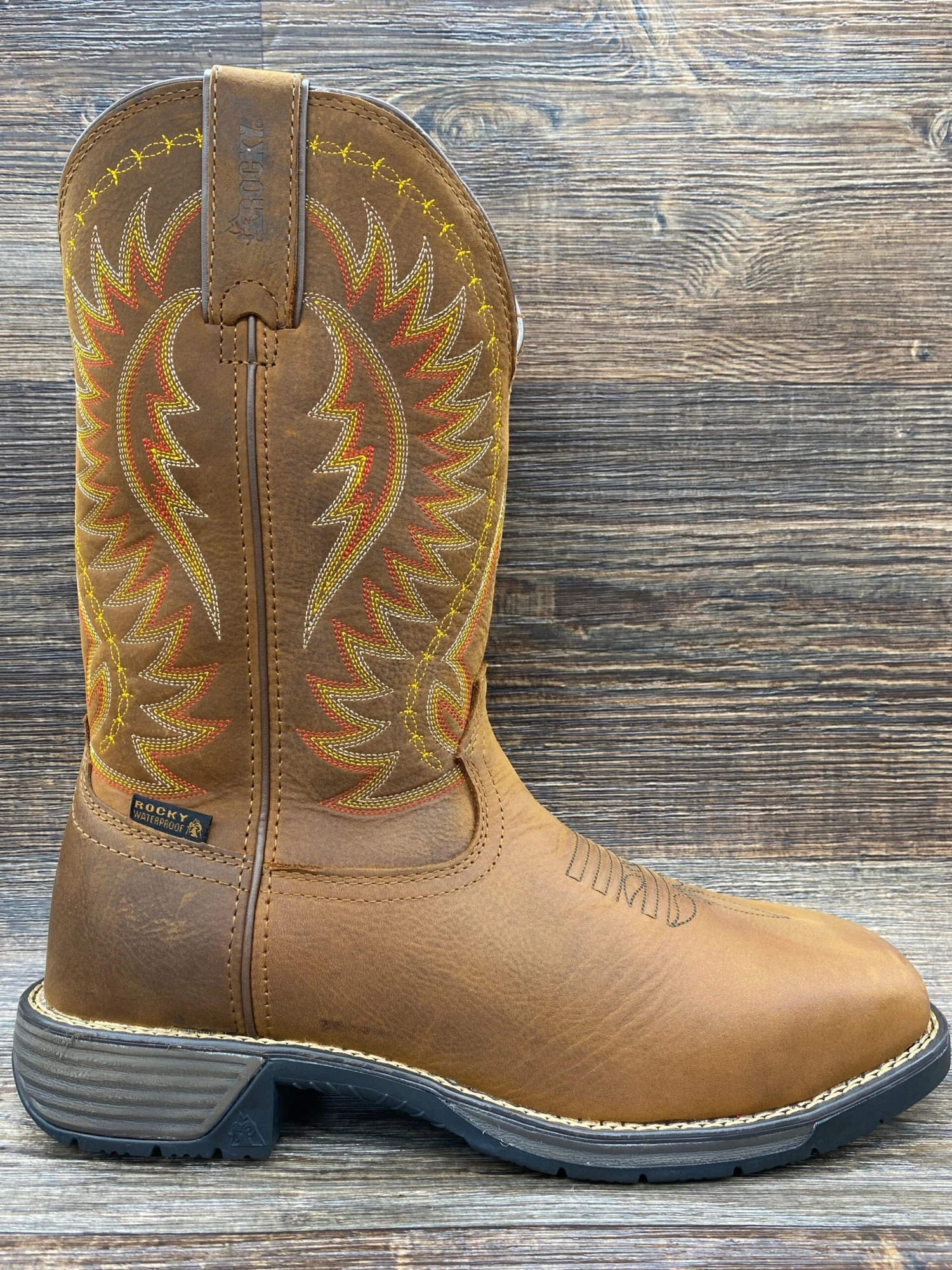 Rkw0369 Men's Rugged Trail Steel Toe Waterproof Work Boot By Rocky 2 Rkw0369 Men's Rugged Trail Steel Toe Waterproof Work Boot By Rocky - Image 2