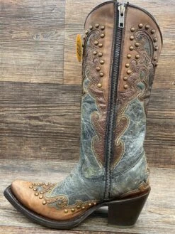 C3787 Women's Snip Toe Western Boot With Zipper By Corral -Western Cowboy Equipment Store IMG 5952