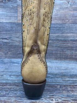 C3783 Women's Snip Toe Embroidered & Studded Western Boot By Corral -Western Cowboy Equipment Store IMG 5963