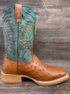 10034113 Men's Gallup Full Quill Ostrich Western Boot By Ariat