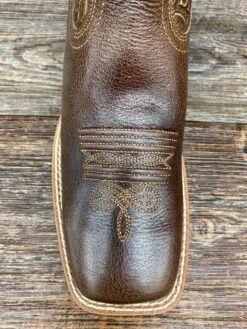 10038420 Women's Round Up Wide Square Toe Western Boot By Ariat -Western Cowboy Equipment Store IMG 6245