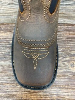 Gb00343 Kid's Carbo-Tec Square Toe Work Boot By Georgia -Western Cowboy Equipment Store IMG 6267