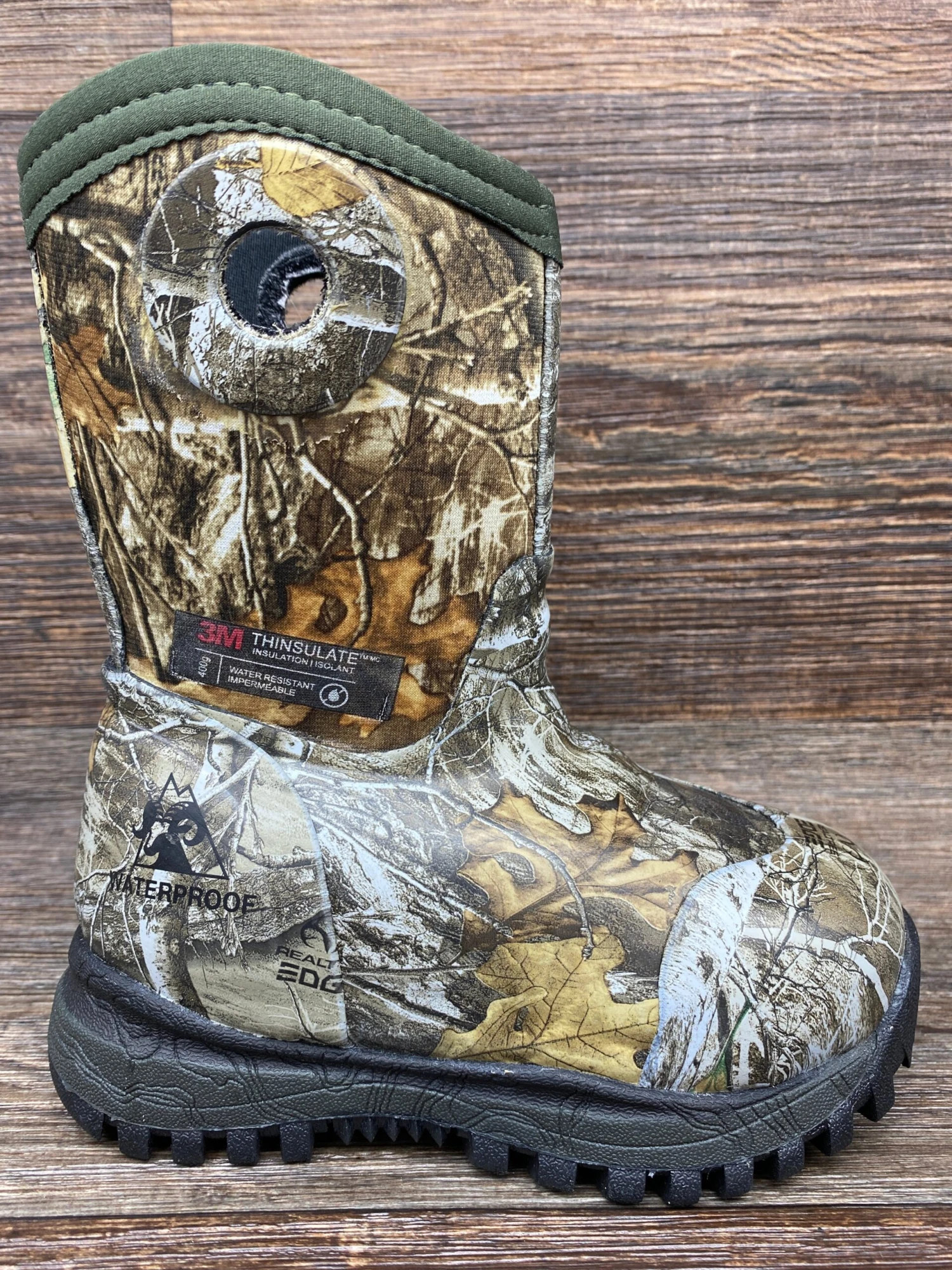 Rks0545 Kid's Spike 10 Inch 400G Insulated Rubber Boot By Rocky 1 Rks0545 Kid's Spike 10 Inch 400G Insulated Rubber Boot By Rocky