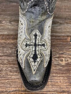 A4232 Women's Wing & Cross Overlay Snip Toe Western Boots By Corral -Western Cowboy Equipment Store IMG 66012