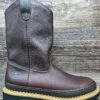 G4274 Men's Slip On Soft Toe Wellington Work Boot By Georgia