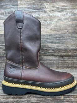 G4274 Men's Slip On Soft Toe Wellington Work Boot By Georgia