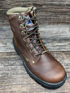 810951 Men's 8 Inch Lace Up Soft Toe Work Boot With Side Zipper By Steel Blue 7 810951 Men's 8 Inch Lace Up Soft Toe Work Boot With Side Zipper By Steel Blue -Western Cowboy Equipment Store IMG 6800