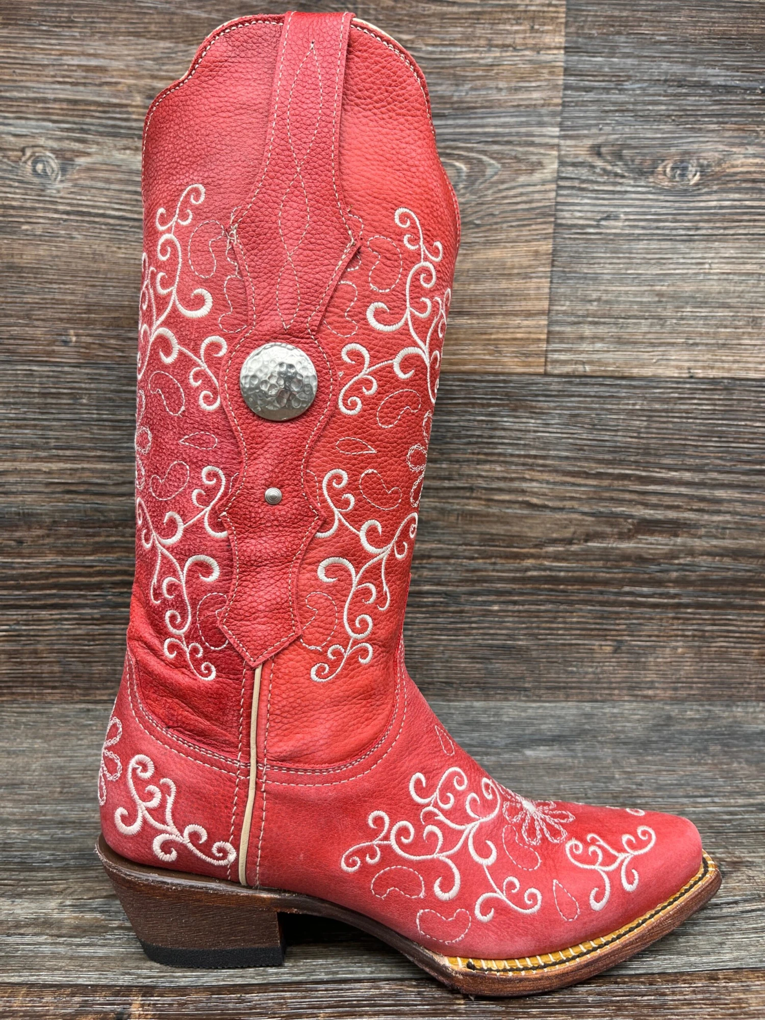 8226122 Women's Bella Embroidered Snip Toe Western Boot By Ferrini 1 8226122 Women's Bella Embroidered Snip Toe Western Boot By Ferrini