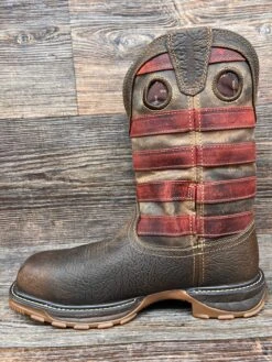 Ddb0366 Men's Maverick Vintage Flag Waterproof Composite Toe Work Boot By Durango 8 Ddb0366 Men's Maverick Vintage Flag Waterproof Composite Toe Work Boot By Durango -Western Cowboy Equipment Store IMG 6977