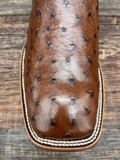 10040304 Men's Quantum Primo Full Quill Ostrich Square Toe Western Boot By Ariat -Western Cowboy Equipment Store IMG 7122