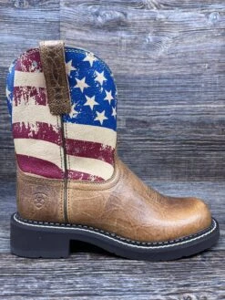 10040269 Women's Fatbaby Patriot Western Boot By Ariat