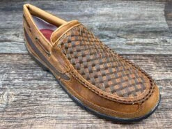 Mdms017 Men's Slip On Driving Moc By Twisted X