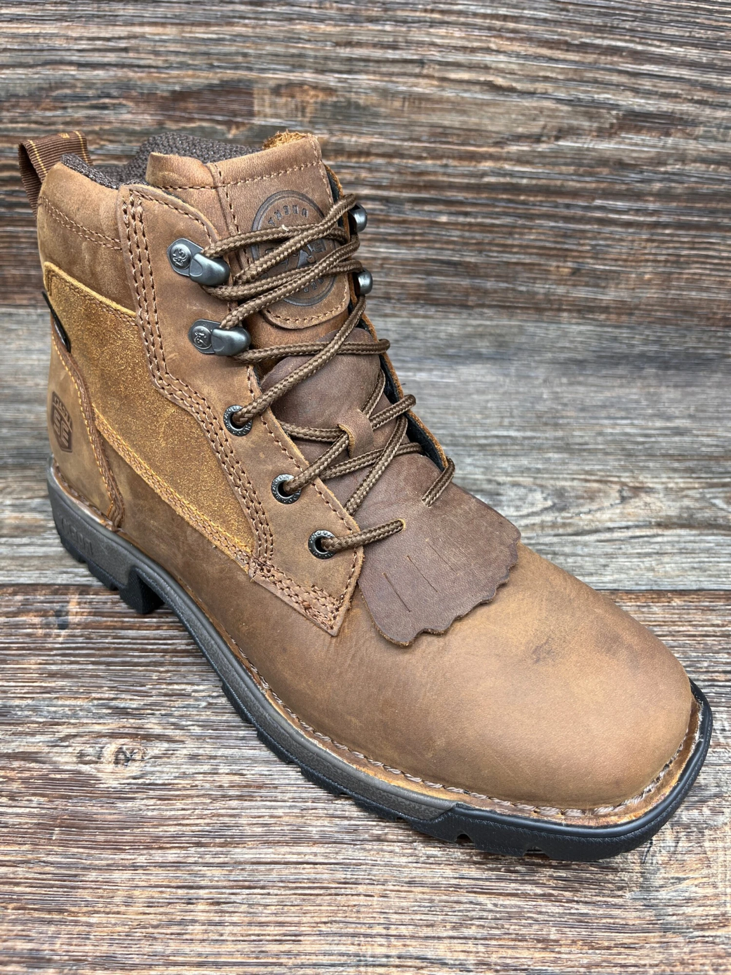 Rkw0382 Men's Soft Toe 6 Inch Waterproof Square Toe Lace-Up By Rocky 1 Rkw0382 Men's Soft Toe 6 Inch Waterproof Square Toe Lace-Up By Rocky