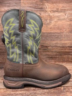10038924 Men's Waterproof Carbon Safety Toe WorkHog XT With BOA System By Ariat