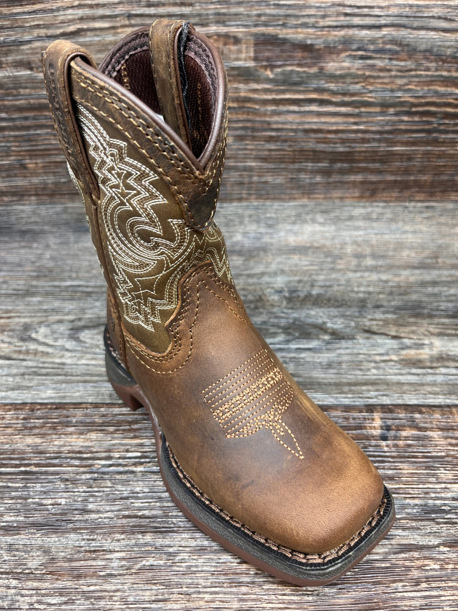 Rocky Dbt0239 Kid's Lil' Rebel Square Toe Work Boot By Durango 2 Rocky Dbt0239 Kid's Lil' Rebel Square Toe Work Boot By Durango - Image 2