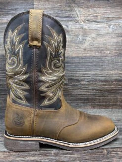 Gb00525 Men's Waterproof Soft Toe Carbo-Tec Elite Square Toe Work Boot By Georgia