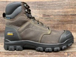 10040266 Men's Treadfast Waterproof 6 Inch Lace Up Soft Toe Work Boot By Ariat