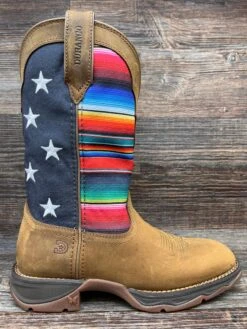 Drd0435 Women's Lady Rebel Square Toe Western Boot By Durango