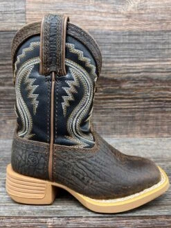 Dbt0237 Kid's Rebel Pro Square Toe Western Boot By Durango