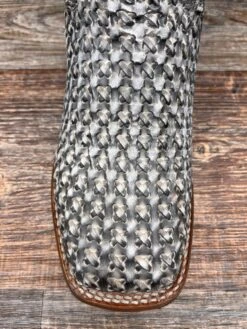 Dp4909 Men's Stanley Distressed Black Square Toe Western Boot By Dan Post -Western Cowboy Equipment Store IMG 7892