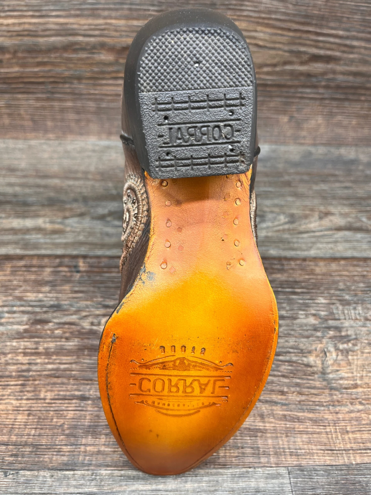 C3848 Women's Tooled Embroidery Snip Toe Western Boot By Corral 4 C3848 Women's Tooled Embroidery Snip Toe Western Boot By Corral - Image 4