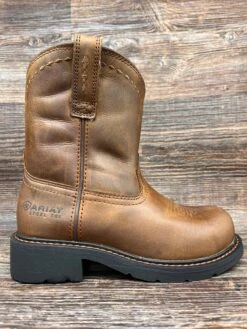 10040431 Women's Fatbaby Work Steel Toe Western Boot By Ariat