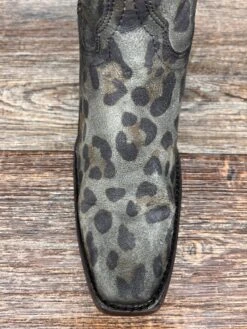 A4246 Women's 10 Inch Grey Leopard Print Square Toe Western Fashion Boot By Corral 6 A4246 Women's 10 Inch Grey Leopard Print Square Toe Western Fashion Boot By Corral -Western Cowboy Equipment Store IMG 8129