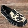 10042529 Women's Black & White Cowhide Pattern Cruiser By Ariat