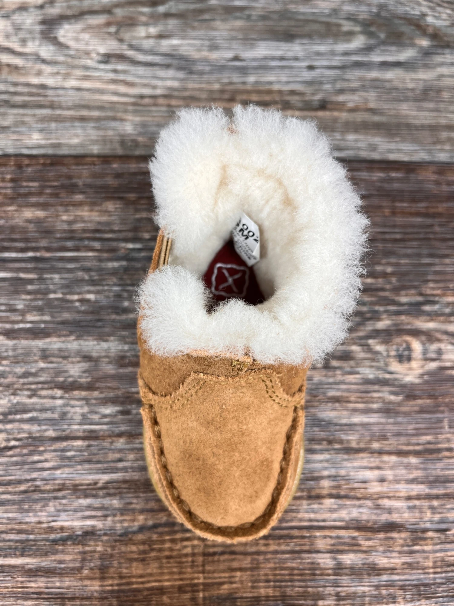 Ica0021 Infant/Toddler Fleece Lined Driving Mocs By Twisted X 4 Ica0021 Infant/Toddler Fleece Lined Driving Mocs By Twisted X - Image 4