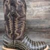6150q Men's Alligator Print Square Toe Western Boot By Cowtown