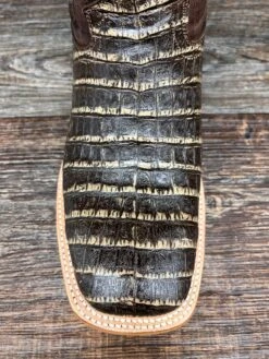 6150q Men's Alligator Print Square Toe Western Boot By Cowtown -Western Cowboy Equipment Store IMG 8285